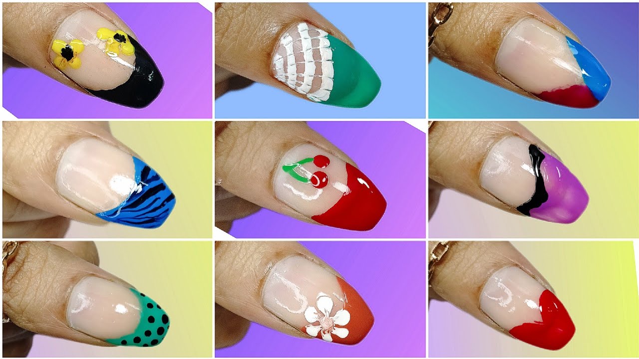 6. French Tip Nail Designs with Names - wide 9