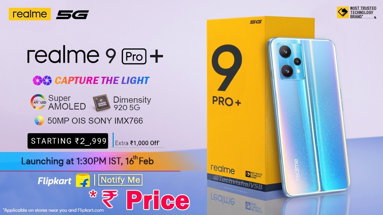 Realme 9 Pro plus 5G - Price in India, Specifications, Comparison (28th  February 2024)