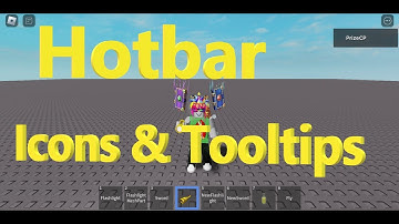 How to set Hotbar Image Icons and Tooltips | Roblox Tools & Weapons Tutorial