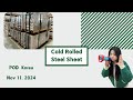 Cold Rolled Steel Sheet to Korea #chinasupplier #steelsheet #steelsupplier #steel #sheet #metal