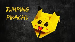 วิธีทำ Origami Jumping Pikachu | โปเกมอน