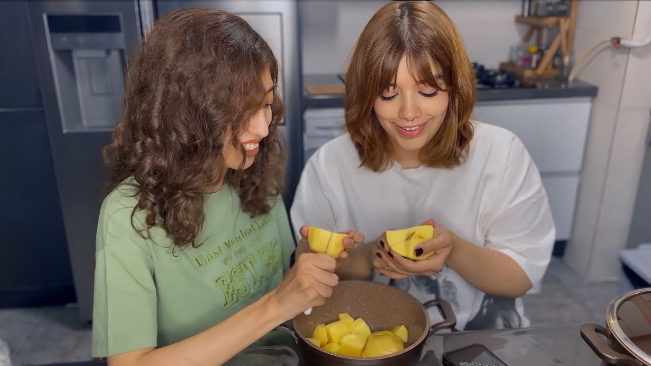 آشپزی کردیم (میت بال درست کردیم)