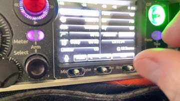 Access Inputs 7/8 on The Sound Devices 833 Recorder