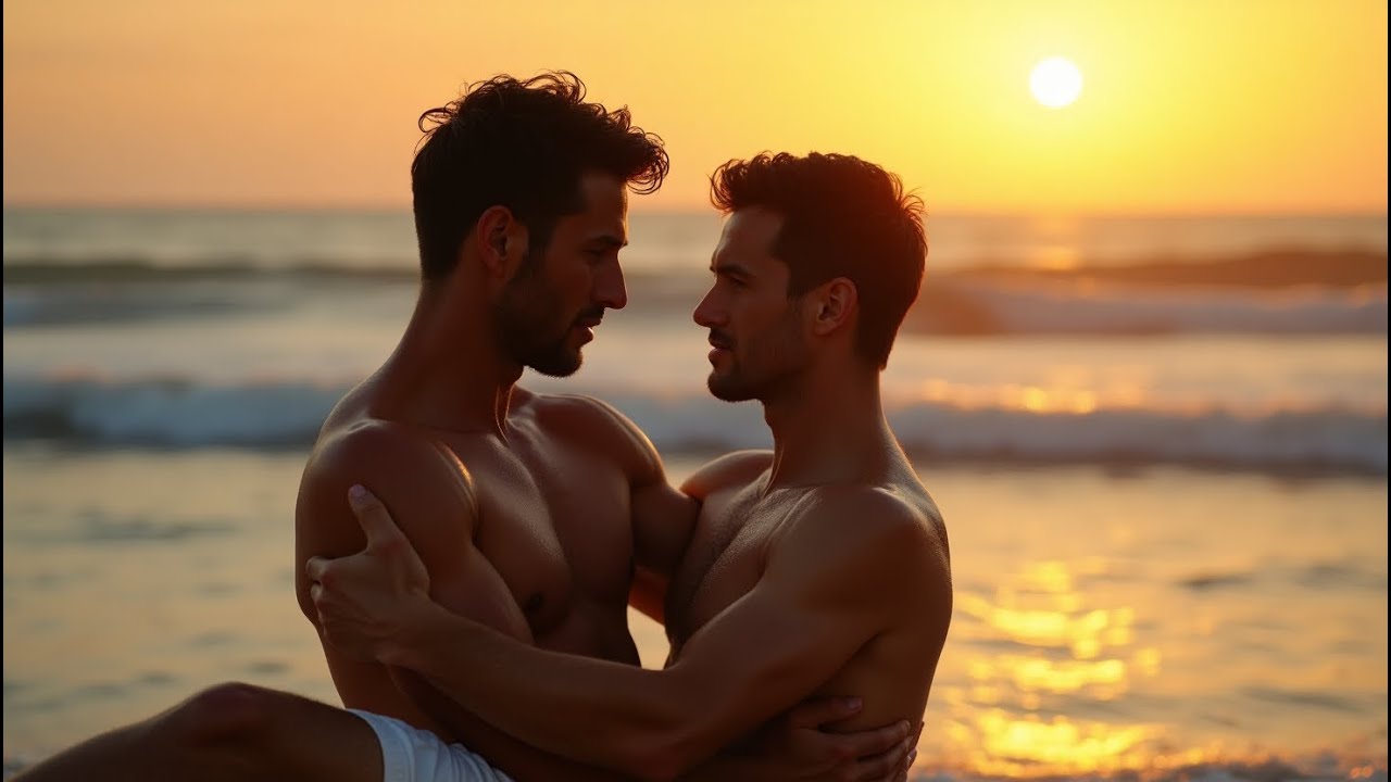 Lifeguard pulled me from the surf – Carried me against his chest and didn’t let go – Gay Romance