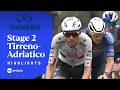 GRAVEL FINALE! 🍿 | Men's Elite Stage 2 Tirreno-Adriatico 2026 Highlights | TNT Sports Cycling