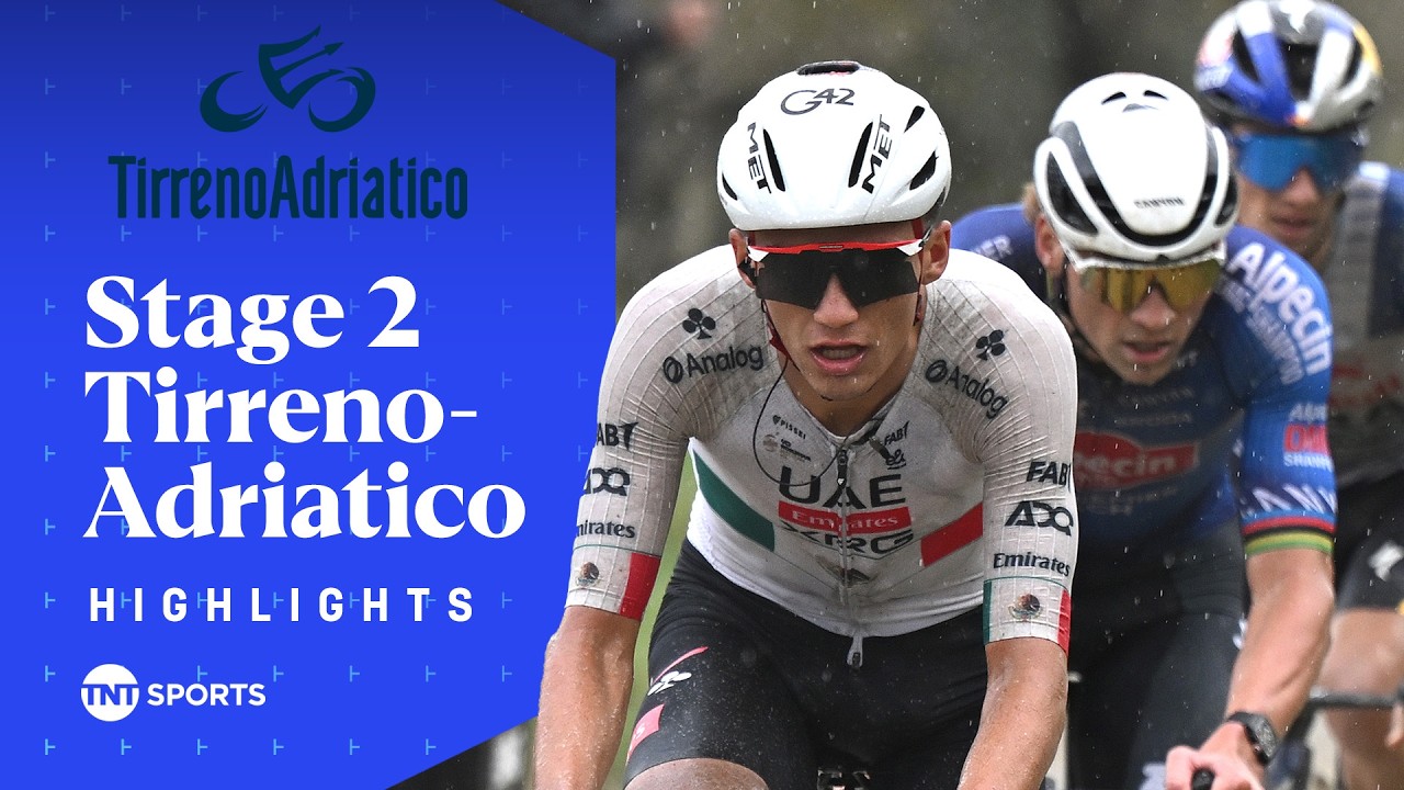 GRAVEL FINALE! 🍿 | Men's Elite Stage 2 Tirreno-Adriatico 2026 Highlights | TNT Sports Cycling