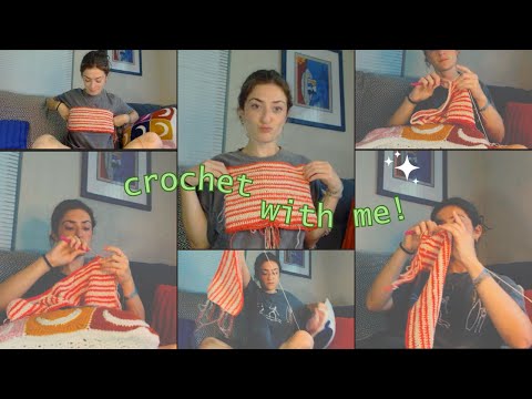 crochet with me ♡ no commentary ♡ lofi