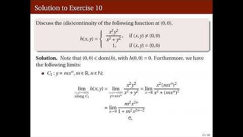 [Math 23] Disc 1.2 Limits and Continuity of Functions of Several Variables (Part 3 of 3)