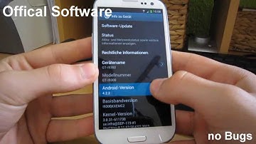 Galaxy S3 Leak with Galaxy S4 Features Android 4.2.2 & Hands-on