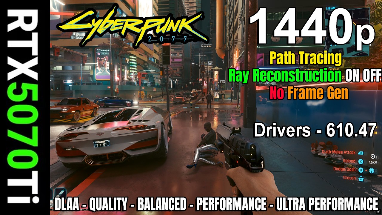 RTX 5070 Ti | Cyberpunk 2077 | 1440p Max | Path Tracing | Ray ...