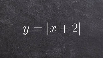 Learn how to graph an absolute value equation with a horizontal transformation