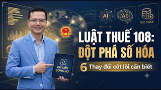 Luật Quản lý thuế 108/2025/QH15: 6 Thay đổi cốt lõi từ năm 2026