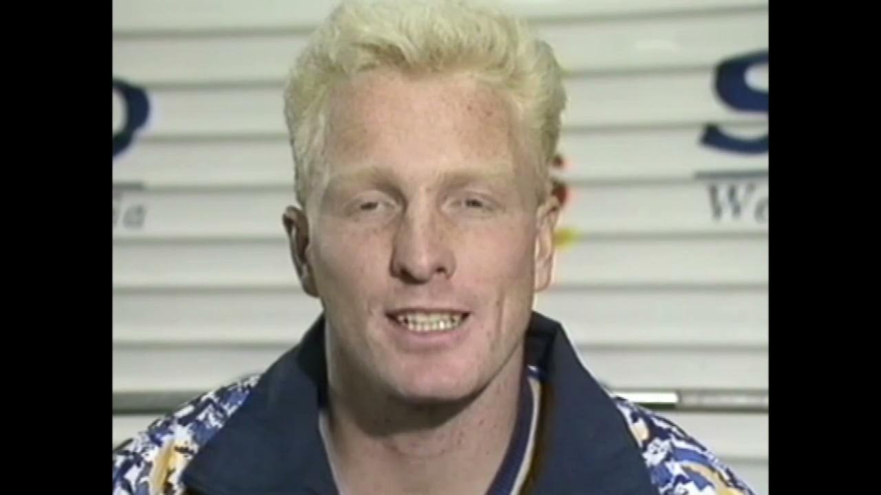 West Coast Eagle AFL Karl Langdon interview 1993 YouTube