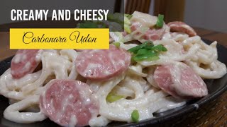 Simple And Easy Creamy Udon Noodles