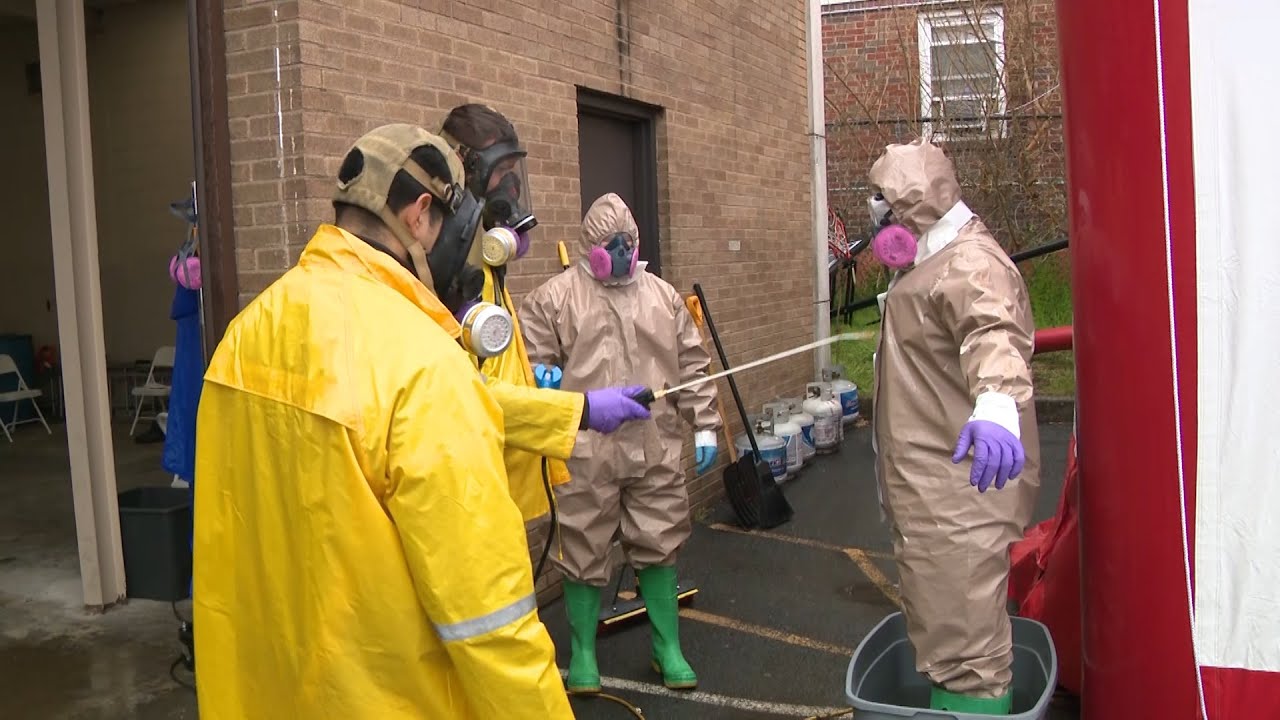 First responders gear up to fight COVID in Paterson - YouTube
