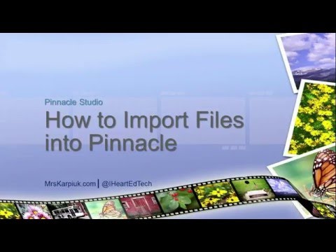 Video: How To Insert Footage Into A Pinnacle