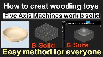 Biesse / 5 Axis Machine / wooding toys / B-Solid / B-Suite / training 5 Axis /  technical drawing