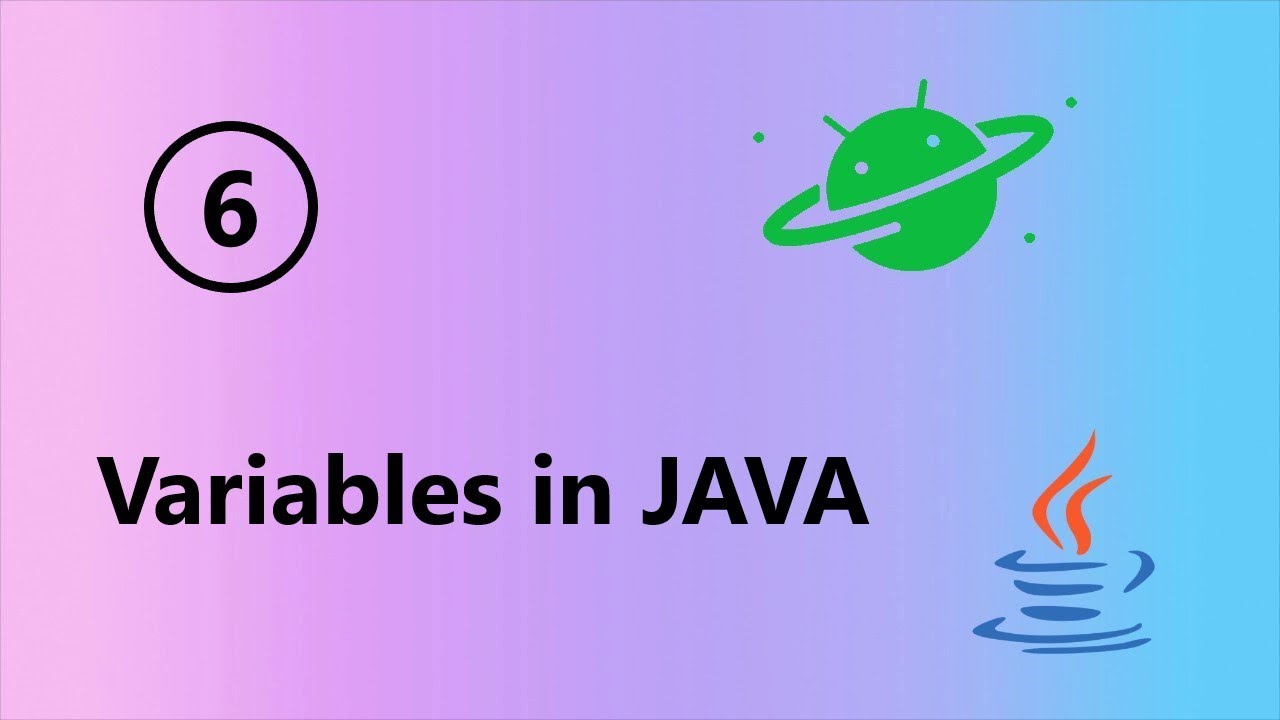 Variables in Java - YouTube