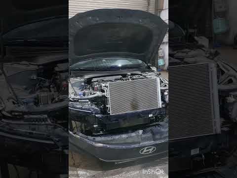 hyundai Elantra 2024 Air conditioner not working radiator leakage problem how to fix..
