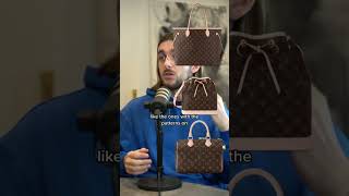 Louis Vuitton IS GLORIFIED PLASTIC?!? #luxury #fashion #louisvuitton #bags #canvas #leather