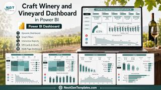 Craft Winery and Vineyard Dashboard in Power BI