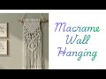Making of macrame wall hanging...