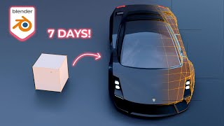 Blender 3D  Car Design Modelling Steps  EASY!