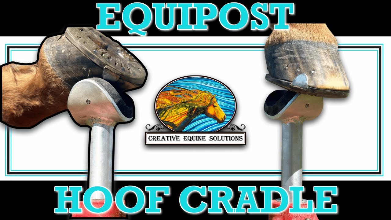 🧰Farrier Tools: EquiPost Hoof Cradle & Post tips and tricks by Creative Equine Solutions ⚙️💡🐎