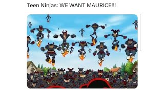 Sector V VS Cree and Her Classmates, Teen Ninjas (Teen Ninjas Wants Maurice)