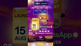 NEET 2027 Aspirants 🚨 90 Days Inorganic Chemistry Challenge Starts 15 Aug | Pocket NEET