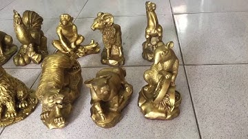 GIÁ TƯỢNG 12 CON GIÁP BẰNG ĐỒNG TPHCM, HÀ NỘI - PHONG VÂN