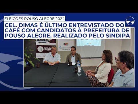 Dimas é último entrevistado do Café com Candidatos à prefeitura de PA, realizado pelo Sindipa