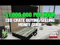 GTA Online $1,000,000 Per Hour CEO Crate Buying/Selling Money Guide (Everything You Need To Know)