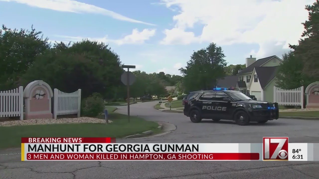 Manhunt underway after woman, 3 men killed in Georgia neighborhood ...