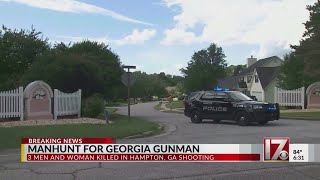 Manhunt underway after woman, 3 men killed in Georgia neighborhood