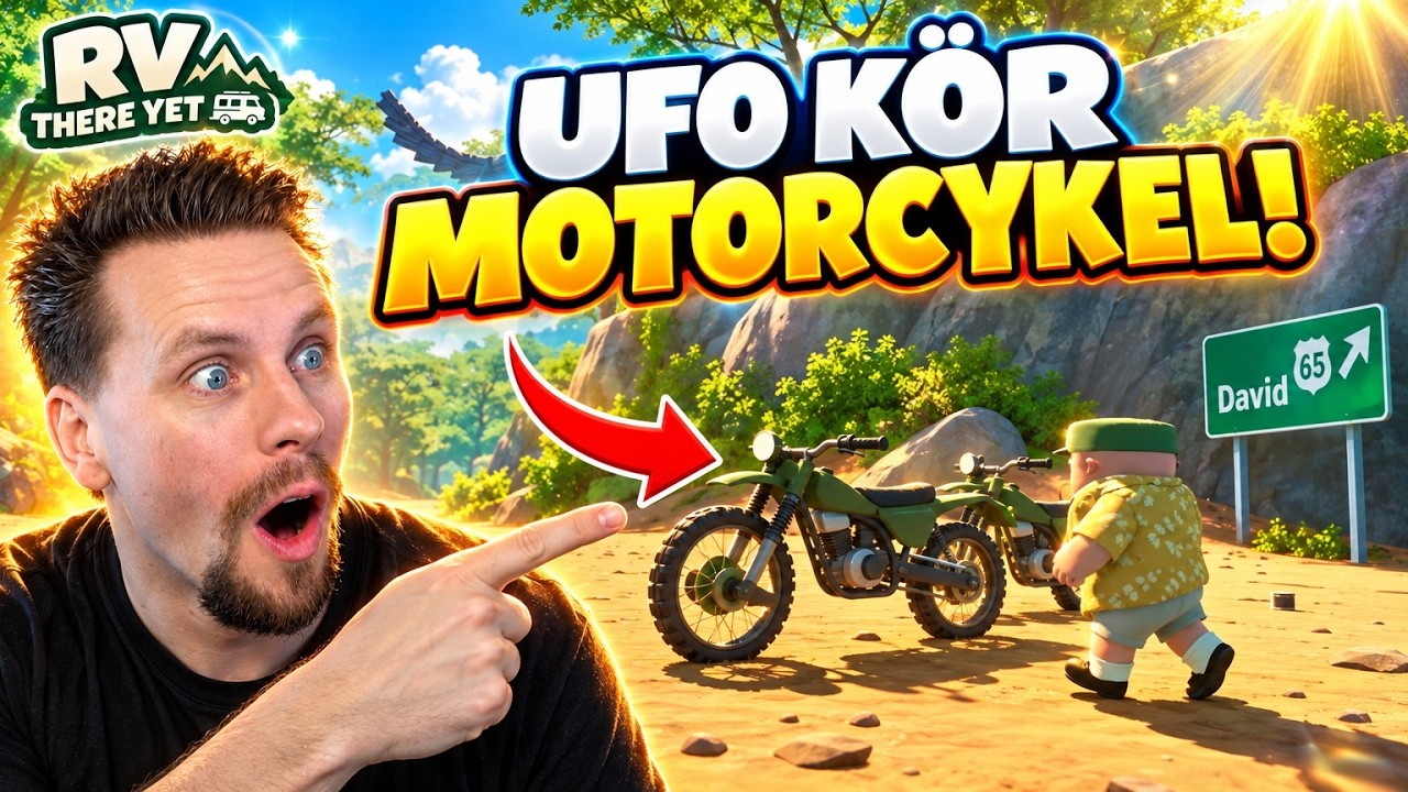 UFO KÖR MOTORCYKEL i RV There Yet? med UfoSXM