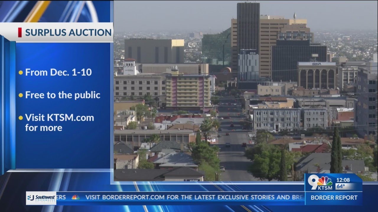 City of El Paso holding surplus auction YouTube