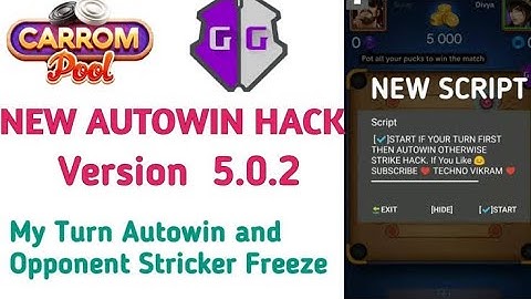 carrom pool hack GG(game guardian)♦️letest script/without lulubox♨️ @IG_JEET