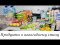 Продукты на Новый год. Моё новогоднее меню.