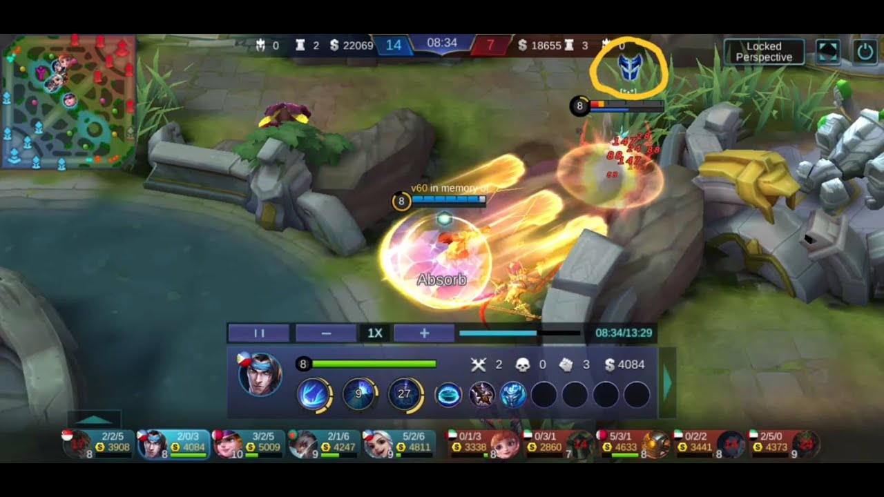 Badang with new item awe mask very effective ( solo gamer) - YouTube