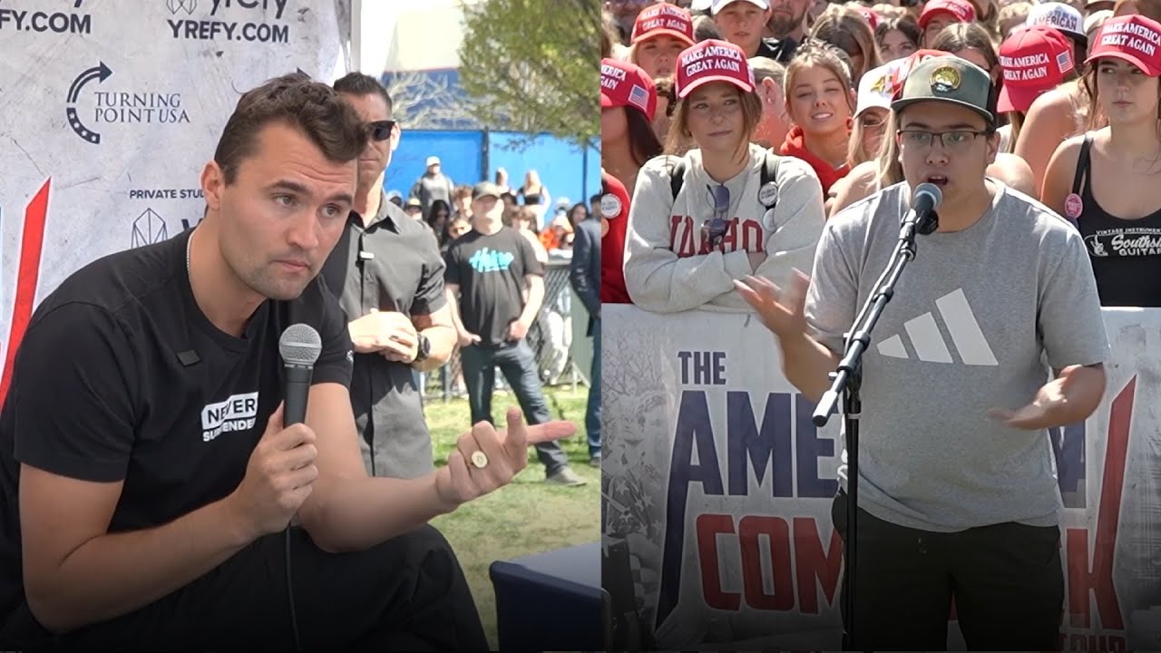 Charlie Kirk Debates Catholic Hispanic American on Bernie Sanders, Universal Healthcare, and Socialist Economics