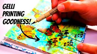 Feeling Stuck with Gel Prints? How to Use Gelli Prints to Your Art Journal to Create Interest
