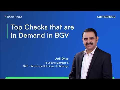 Top Checks That Are In Demand In BGV - video from Corpveda