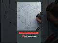 How to draw Isometric drawing #shorts #shortsvideo #youtubeshorts #3d #drawing