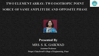 Famous Case II :Two Isotropic Point Sources of Same Amplitude and  Opposite Phase Wealth