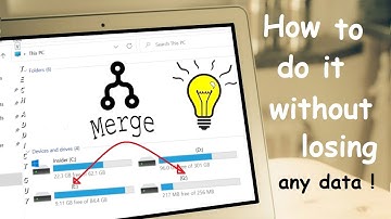 MERGE DRIVES WITHOUT LOSING DATA ! HOW? LET