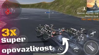 Warship Battle Three Super Opovazlivost Aircraft Carrier In Super Action screenshot 5
