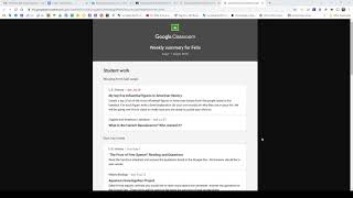 Google Classroom - Parents and Guardians -  Summary Emails