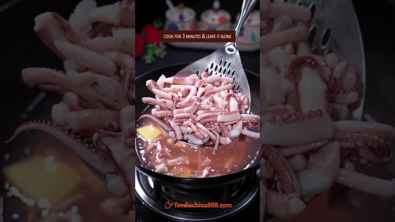 EASY STIR-FRIED SQUID RECIPE 