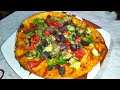 اسهل طريقه لعمل البيتزا بدون عجينة بمكونات من التلاجة بس Rawan Ibrahim 